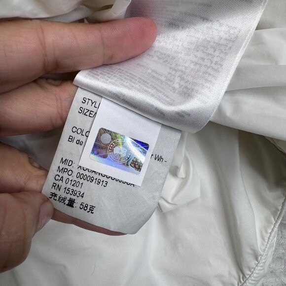 Canada Goose White Abbott Packable Puffer Winter Jacket Black Label Women SP - Picture 8 of 15